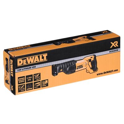 6. Piła szablasta  DeWalt DCS380N-XJ