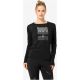 2. Bluza damska Super.natural Outdoor Night LS - jet black/copper/various rozmiar: s