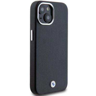 4. Etui BMW Signature Wrapped Metal MagSafe na iPhone 15 / 14 / 13 - czarne