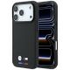 Etui BMW M Quadrille Kevlar Tricolor & Metal Logo MagSafe na iPhone 17 Pro Max / 18 Pro Max - czarne