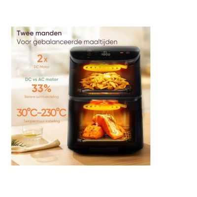 4. Frytownica 10.8L Cosori black