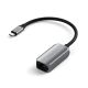 4. Satechi Ethernet Adapter - adapter USB-C 2.5 do Ethernet (space gray)