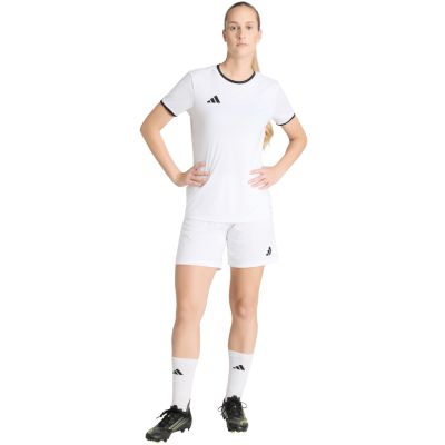 6. Spodenki damskie adidas Entrada 26 białe JZ2537