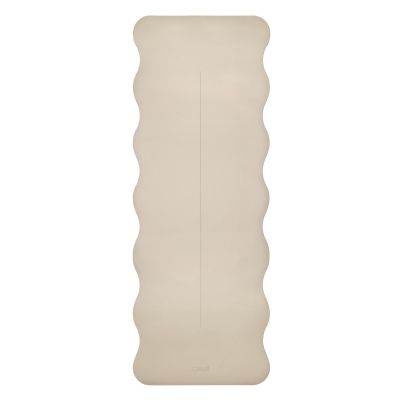 2. Mata CASALL Yoga Mat Grip & Cushion III Scallop 5mm kolor piaskowy