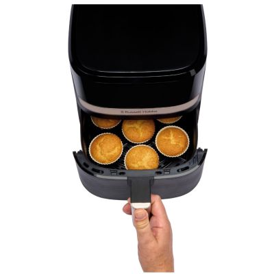 2. Russell Hobbs SatisFry Heißluftfritteuse Pojedyńczy 4,3 l Autonomiczny 1300 W Frytkownica na gorące powietrze Czarny