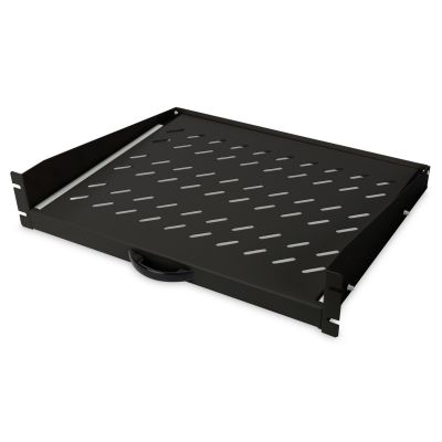 Digitus Wysuwana półka do stałego montażu na przednich profilach montażowych 483 mm (19")