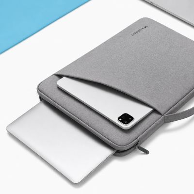 7. Torba na laptop Wozinsky WTNP-14G 13-14" z chowaną rączką - szara