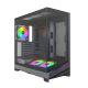 Montech Sky 3 PC-Gehäuse, Midi-Tower, ATX, ARGB, Tempered Glass - schwarz