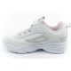 3. Fila Skye V buty sportowe dziecięce dla dziewczynki na rzep białe