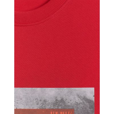 6. T-shirt regular z nadrukiem męski 4F 4FWSS26TTSHM3034-62S