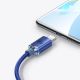 9. Baseus Crystal Shine Series kabel przewód USB do szybkiego ładowania i transferu danych USB Typ A - USB Typ C 100W 2m niebieski (CAJY000503)