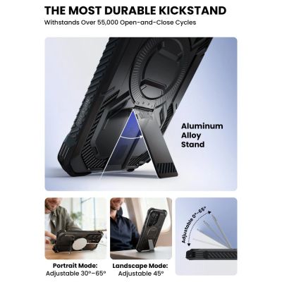 4. Etui Supcase iBlason ArmorBox Clip Mag MagSafe na Samsung Galaxy S26 Ultra - czarne