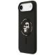 2. Etui Karl Lagerfeld Silicone Karl&Choupette Ring MagSafe do iPhone 17 Air - czarne