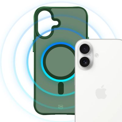 22. Etui 3mk Smoke MagCase na iPhone 16 - zielone-półprzezroczyste