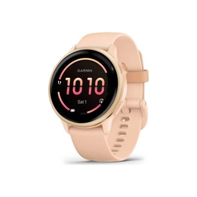 15. Zegarek Garmin Vivoactive 6 Pink Dawn / P. Dawn Metallic