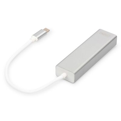 12. Digitus Hub USB 3.0 Type-C™ z Gigabit Ethernet