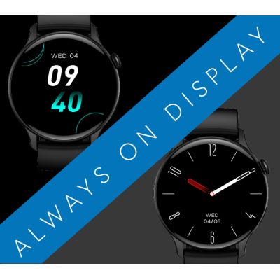 12. Smartwatch RUBICON RNCF10 Black SMARUB237