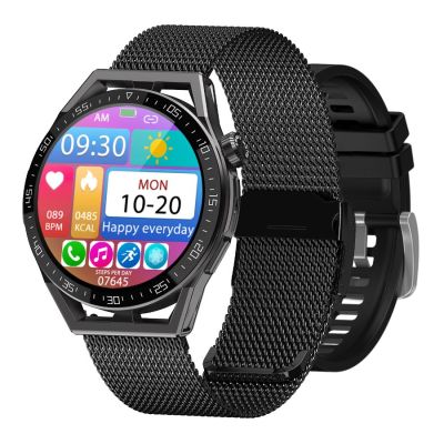 2. Smartwatch  Rubicon RNCE88-2 Czarny- Czarny Pasek Silikonowy + Czarna Bransoleta