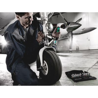 2. Zestaw grzechotka Zyklop Speed 1/2'' + klucze nasadowe, 28 części