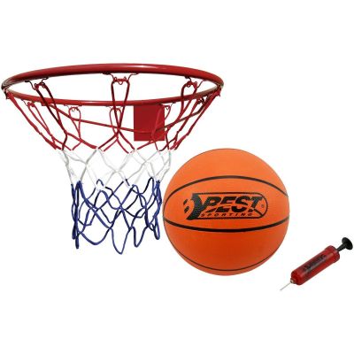 14. OBRĘCZ DO KOSZA 45CM Z PIŁKĄ I POMPKĄ BEST SPORTING