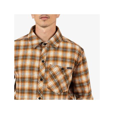 5. Koszula męska ROSSIGNOL RANCH PLAID SHIRT szara