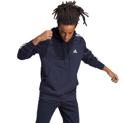 10. Bluza adidas Essentials French Terry 3-Stripes Hoodie M IC0436