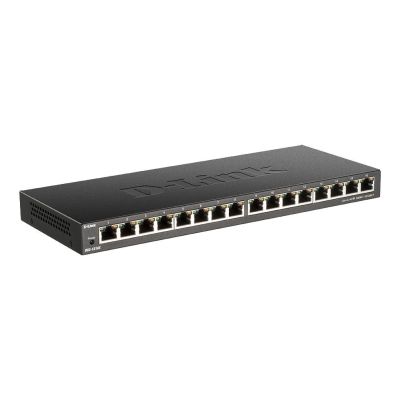 4. D-Link DGS-1016S Nie zarządzany Gigabit Ethernet (10/100/1000) Czarny