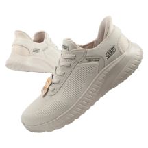 Skechers buty sportowe męskie Bobs Squad Chaos SLIP-INS ecru
