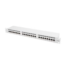 Patch panel Lanberg PPS5-1024-S (1U; 19"; kat. 5e; FTP; 24xRJ-45)