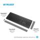 10. Zestaw klawiatura + mysz HP 230 Wireless Mouse and Keyboard Combo bezprzewodowe czarne Niemiecki układ klawiszy QWERTZ 18H24AA#ABD