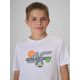 3. T-shirt regular z nadrukiem chłopięcy 4F 4FJRAW26TTSHM4346-10S