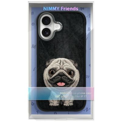 9. Etui Nimmy Big Eyed Pet 2.0 Dog na iPhone 17 - czarne
