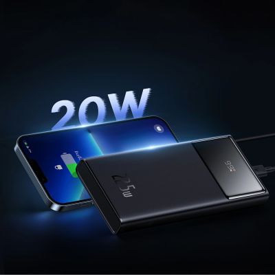 6. Powerbank Baseus Star-Lord 10000mAh 22,5W z wyświetlaczem cyfrowym i kablem USB-C 3A 30cm - czarny