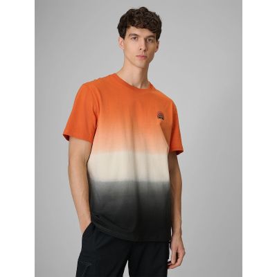 T-shirt relaxed z nadrukiem męski 4F 4FRSS26TTSHM3815-70A
