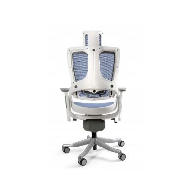 3. Fotel biurowy Wau 2 NW43 siatka royalblue/biały