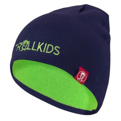 2. Czapka zimowa dziecięca Trollkids Kids Troll Beanie dzianinowa dziewczęca/chłopięca zielona (920-100)