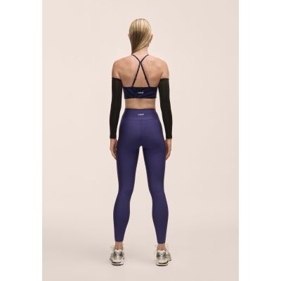 5. Legginsy damskie z wysoką talią Casall Overlap High Waist Tights fioletowy