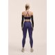 5. Legginsy damskie z wysoką talią Casall Overlap High Waist Tights fioletowy