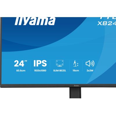 32. iiyama ProLite XB2491HS-B1 monitor komputerowy 60,5 cm (23.8") 1920 x 1080 px Full HD LCD Czarny