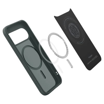 5. Etui Spigen Liquid Air Mag MagSafe na Google Pixel 11 - ciemnozielone