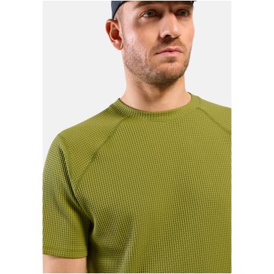 2. Koszulka z krótkim rękawem męska ODLO T-shirt crew neck s/s CUBIC zielona
