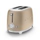 14. Smeg TSF01CHMEU toster 6 2 kaw. 950 W Szampański