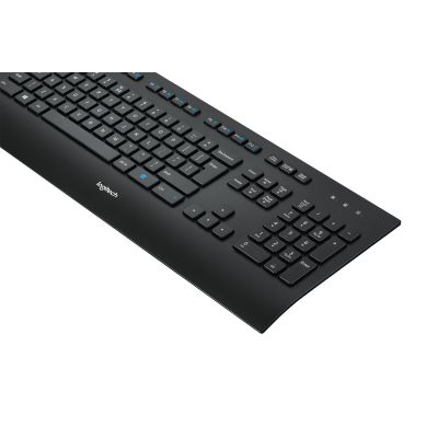 4. Klawiatura Logitech 920-005217 (USB 2.0; kolor czarny)