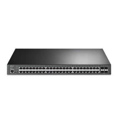 2. TP-Link JetStream TL-SG3452XP przełącznik sieciowy Zarządzany L2+ Gigabit Ethernet (10/100/1000) Obsługa PoE 1U Czarny