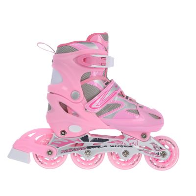 66. Łyżworolki Nils Extreme 2w1 Pink r.39-42 NH18366 A