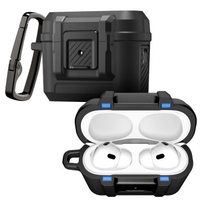 2. Etui Spigen Lock Fit na AirPods Pro 3 - czarne