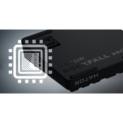 9. HATOR Rockfall 3 TKL Wireless klawiatura Uniwersalne USB + RF Wireless + Bluetooth QWERTY Angielski Biały