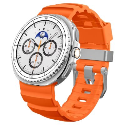 2. Pasek Spigen WBS2 na Samsung Galaxy Watch 40 / 44 / 46 mm - pomarańczowy