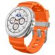 2. Pasek Spigen WBS2 na Samsung Galaxy Watch 40 / 44 / 46 mm - pomarańczowy