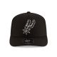 2. Czapka z daszkiem New Era 9SEVENTY San Antonio Spurs NBA Team Black Stretch Snapback - 60755445